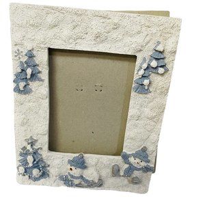 Snow Buddies Out To Play Picture Frame No glass   6" x 7" Outer  4" x‎ 6"